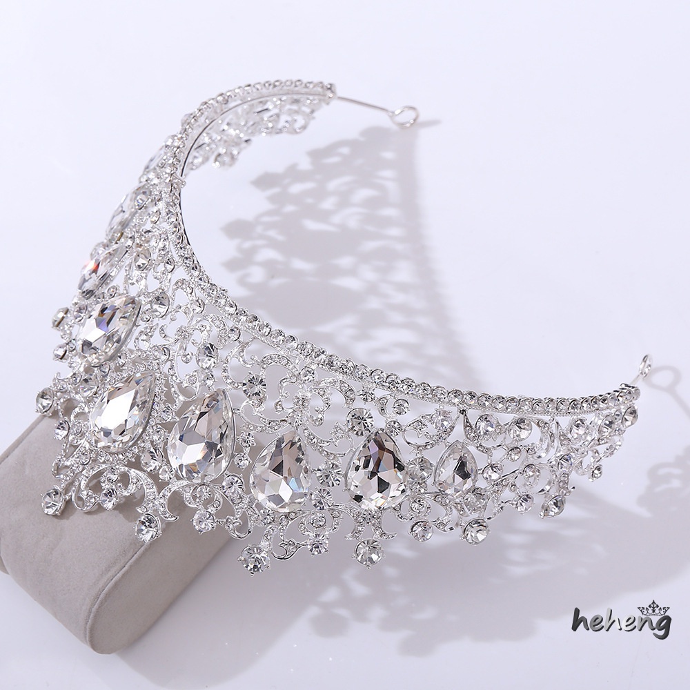 Cài Tóc Hình Vương Miện Đính Đá Pha Lê Sang Trọng