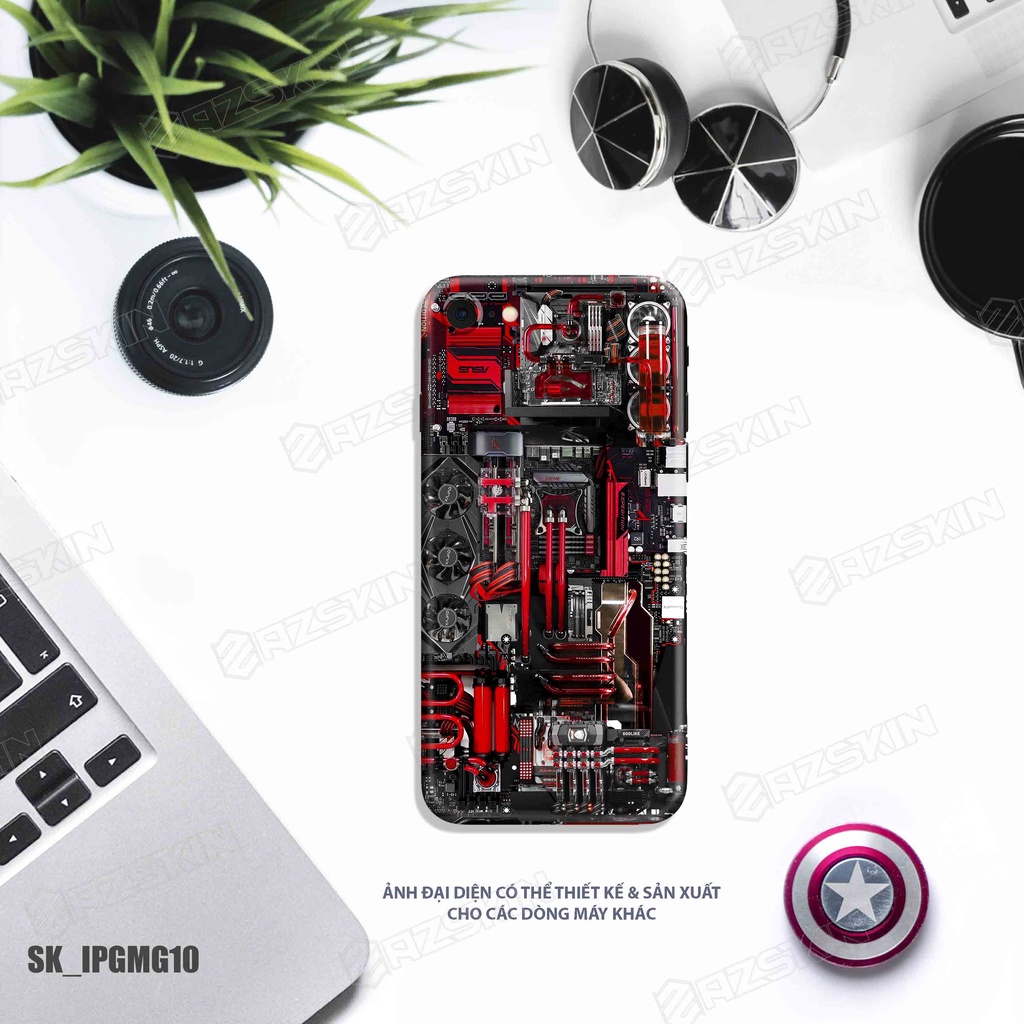 Miếng Dán Skin Hình Game Cho Mọi Dòng IPhone |SK_IPGMG10| Dán Full Lưng Viền, Chất Liệu Film 3M, Cắt Khuôn CNC Dễ Dán