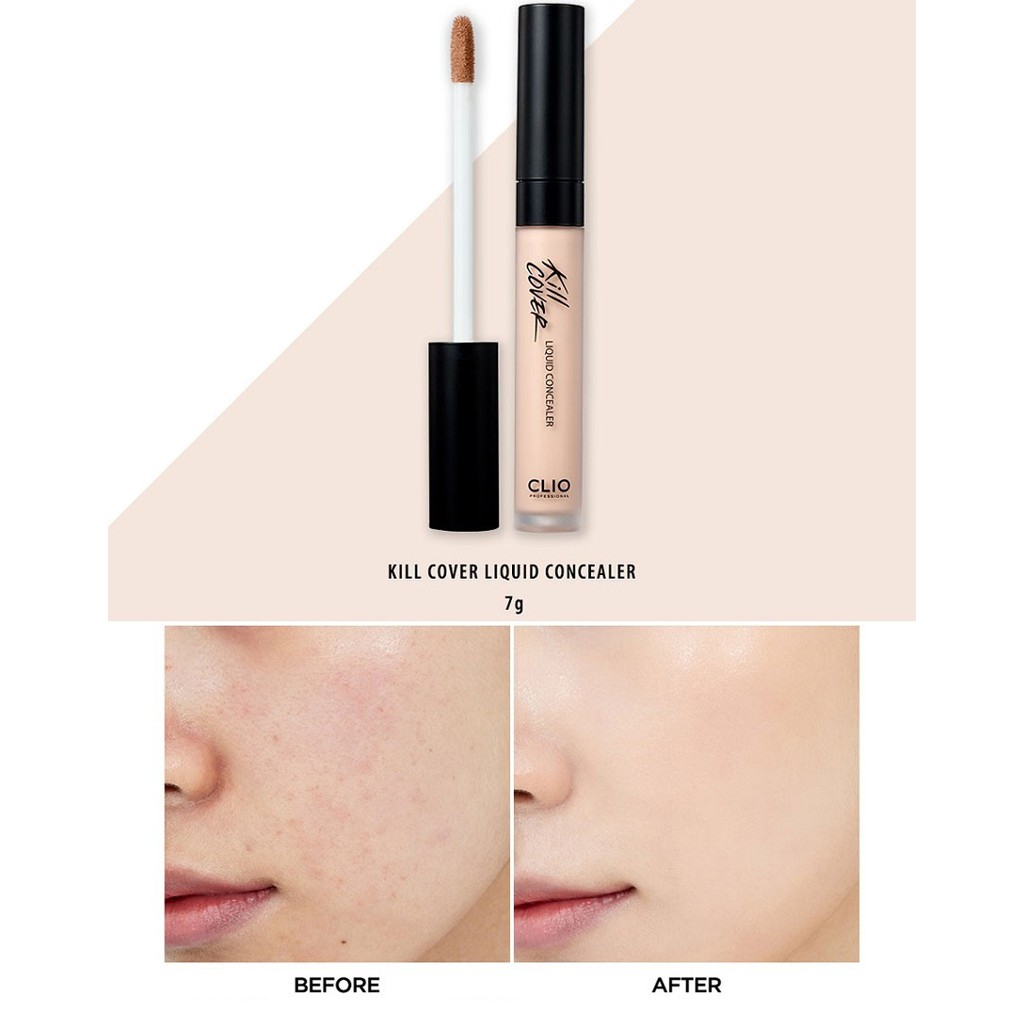 Kem Che Khuyết Điểm Dạng Lỏng Clio Kill Cover Liquid Concealer 4-B0 Ginger