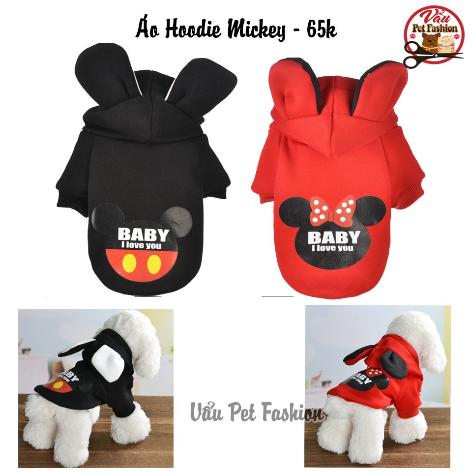 Áo chó mèo Hoodie cực chất - Quần áo cho chó mèo thú cưng