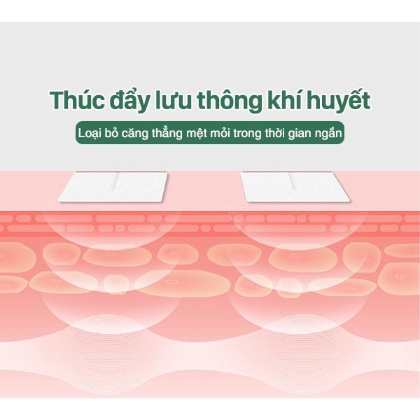 Máy massage xung điện châm cứu trị liệu 4 miếng dán kết hợp dép massage chân SYK-308B