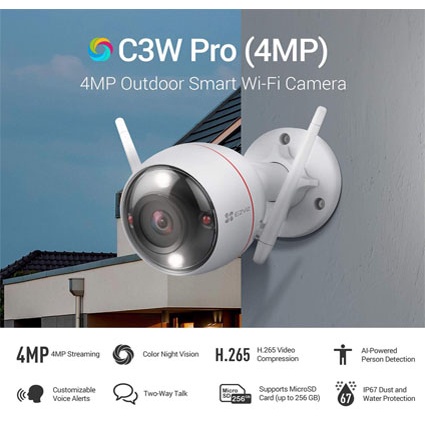 CAMERA WIFI C3W PRO 4MP