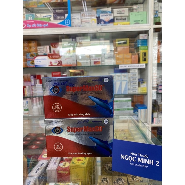 ✅ [Chính Hãng] SuperMaxgo giúp mắt sáng khoẻ (hộp 30 viên)