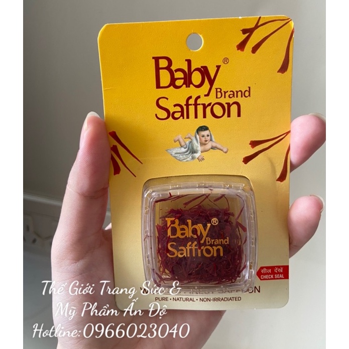 Nhuỵ Hoa Nghệ Tây Baby Brand Saffron Chính Hãng Kashmir 1gr - HSD:10/2024