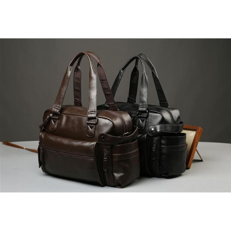 Túi xách nam đẹp thời trang cao cấp, Túi xách da nam hàng hiệu cỡ lớn phù hợp cho nam công sở đi du lịch đi chơi | BigBuy360 - bigbuy360.vn