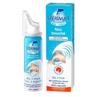 Xịt muối biển Sterimar cá heo 100ml Pháp