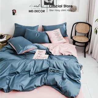 Bộ chăn ga gối , Lụa Tencel 40S MD.Decor - Chăn ga gối, cao cấp nhập khẩu miễn phí bo chun