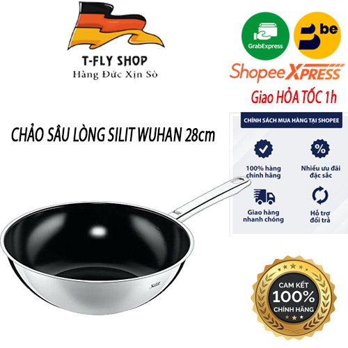 CHẢO SÂU LÒNG SILIT WUHAN 28cm - Hàng Đức Chính Hãng