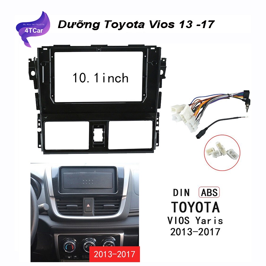 Mặt dưỡng Toyota Vios 2014-2017 (10 inch) | BigBuy360 - bigbuy360.vn