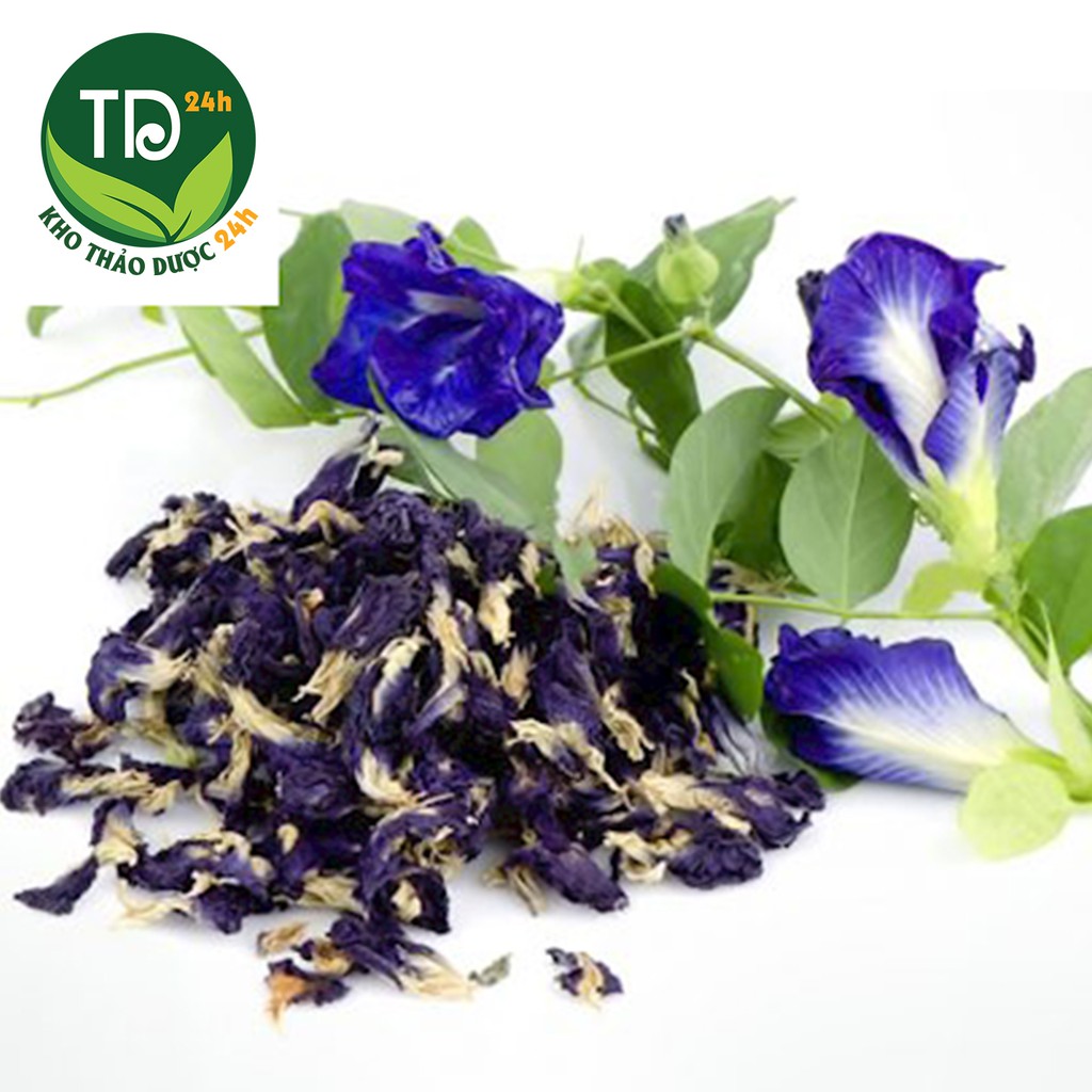 Trà hoa đậu biếc 100% tự nhiên, nguyên liệu pha chế, nấu nướng, làm bánh, lên màu thực phẩm tự nhiên, không hóa chất