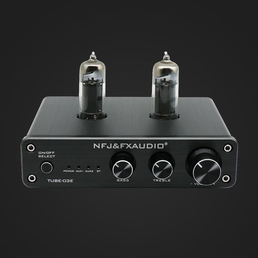 Âm Ly FX Audio TUBE-06  chạy 2 Bóng 6N3 Preamplifier Đèn, Chỉnh Bass-Treble -DC3909