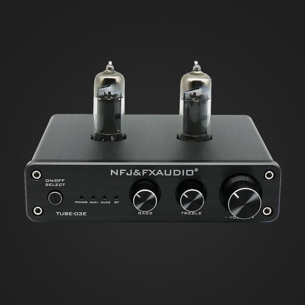 Âm Ly FX Audio TUBE-06 chạy 2 Bóng 6N3 Preamplifier Đèn, Chỉnh Bass-Treble -DC3909