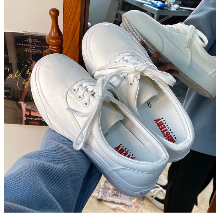 Giày thể thao nữ vải canvas phong cách ulzzang Hàn Quốc hottrend 2022