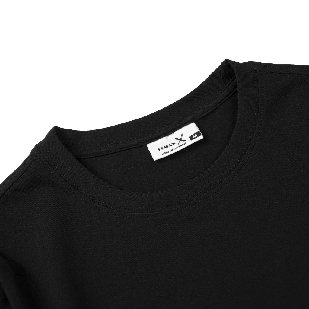ÁO Thun Nam Cổ Tròn Trơn Vải Cotton Dày Dặn, A000 Co Giãn Thoải Mãi. Thấm Hút Mồ Hôi Cực Tốt