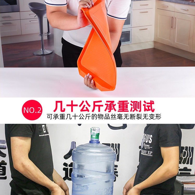 Khay Nhựa Hình Chữ Nhật Phục Vụ Đồ Ăn Uống/Trà Sữa/Bánh Burger Cho Nhà Hàng/Nhà Hàng