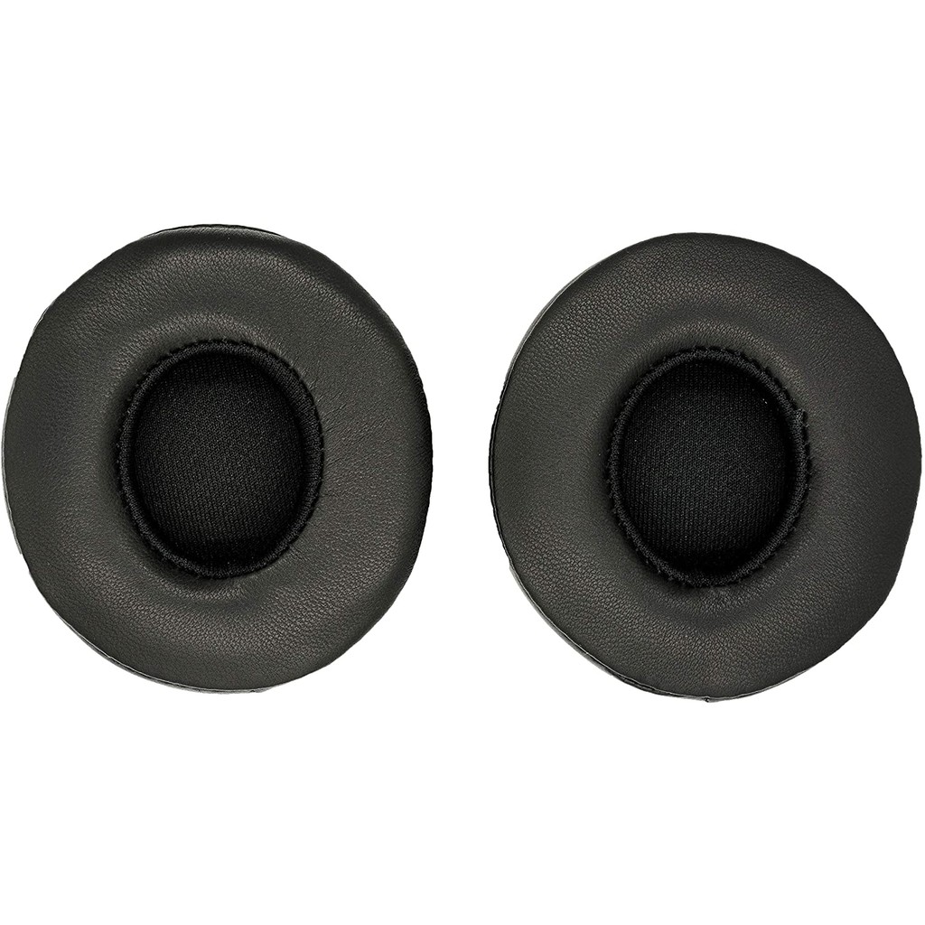 Replacement Sheepskin Learther Ear Pads Cushion Earmuff for Beats Solo 3.0 Solo 2.0 Wireless Solo 2.0 Wired Headphone (Black)