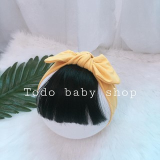 ẢNH THẬT TỰ CHỤP - HÀNG CAO CẤP!! Băng đô tóc mái giả cho bé gái siêu yêu