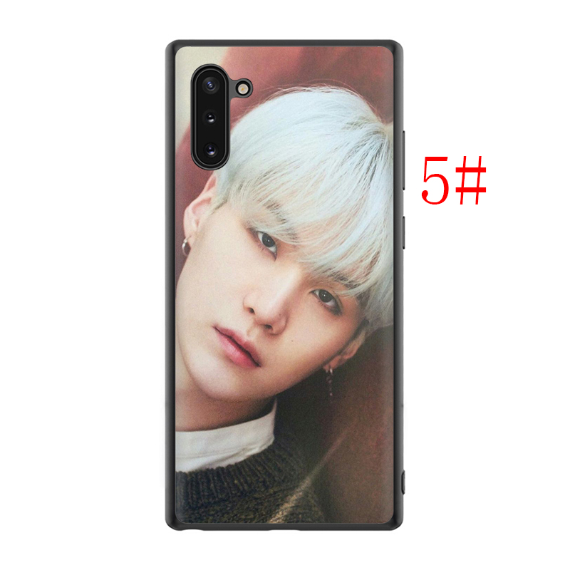 Ốp Điện Thoại Silicon Mềm Hình Bts Bangtan Boys Suga Cho Samsung A5 2017 A6 A8 Plus A7 A9 2018 Note 8 9 49z