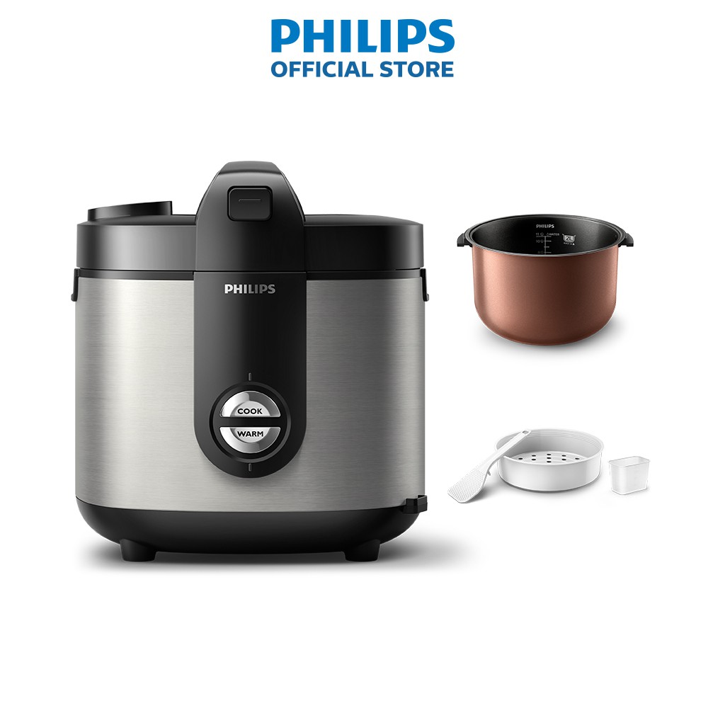 Nồi Cơm Điện Nắp Gài Philips 2.0L HD3132/66 - Hàng Chính Hãng