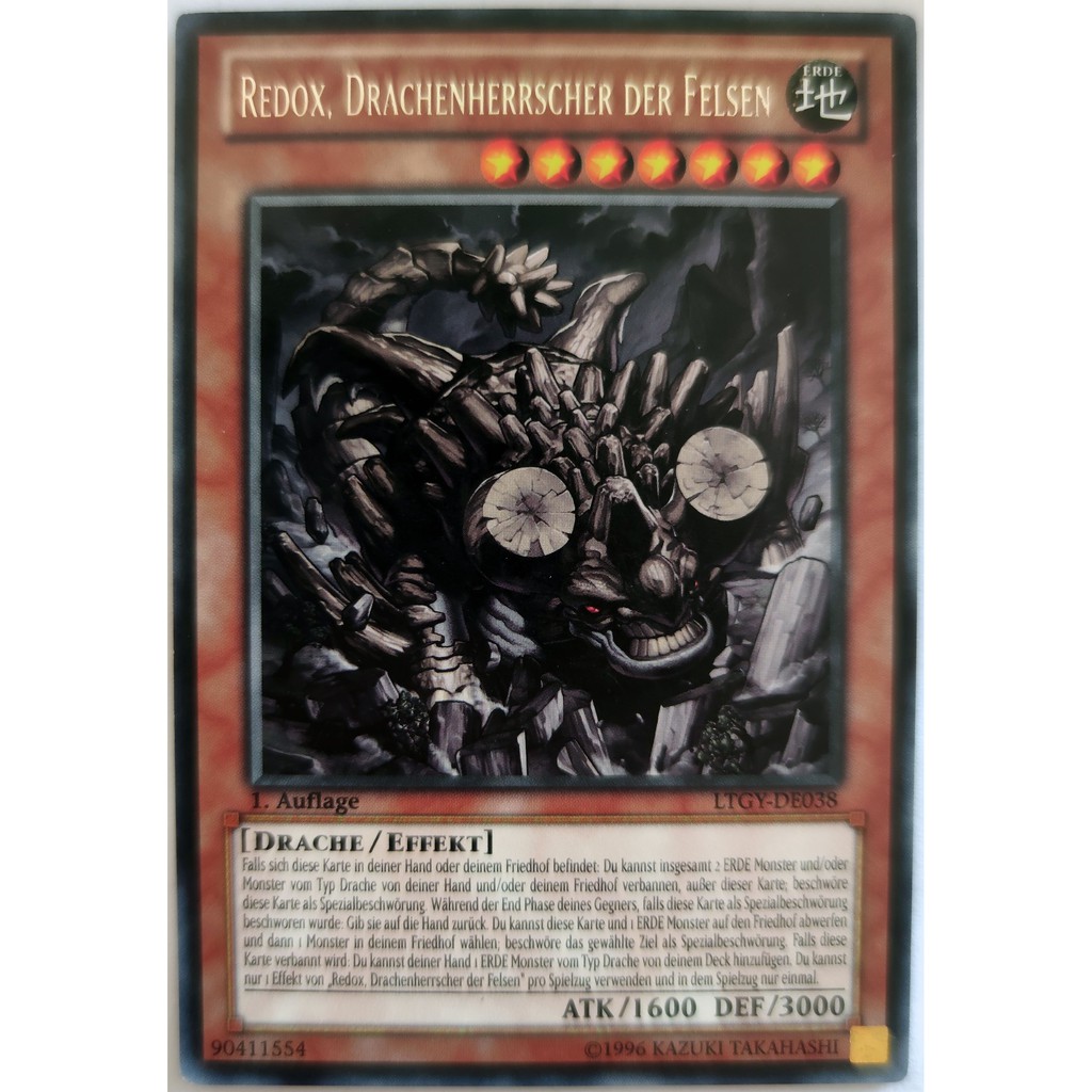 [Thẻ Yugioh] Redox, Dragon Ruler of Boulders |DE| Rare