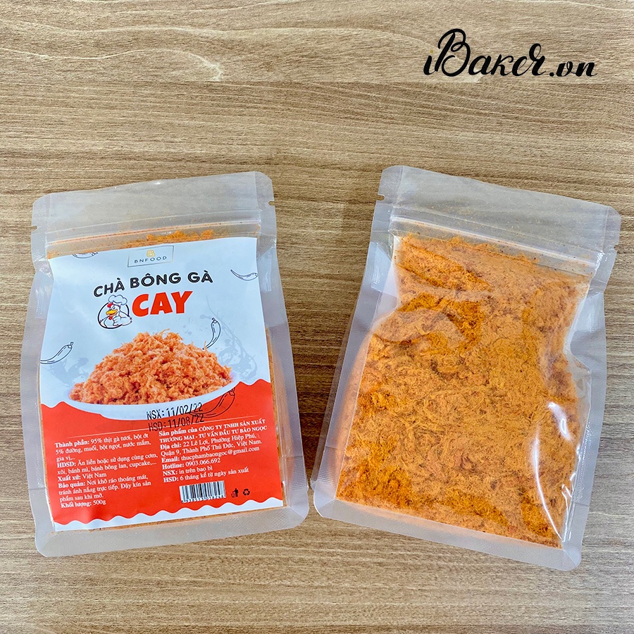 Chà bông gà cay sợi mịn BNFOOD