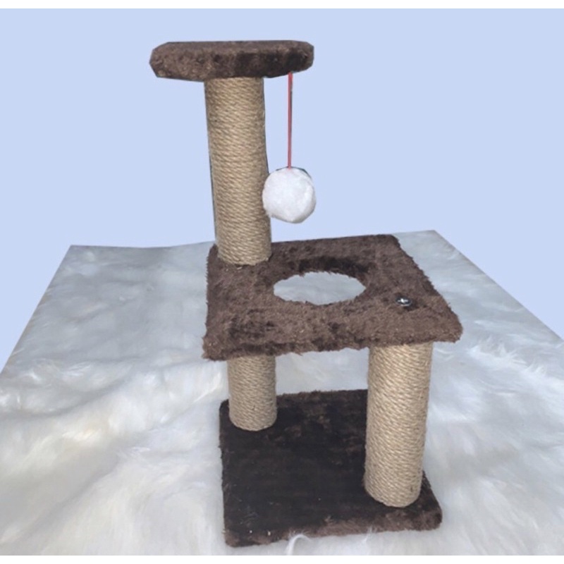Cây cào móng 3 tầng cho mèo - Cattree- nhà cây cho mèo