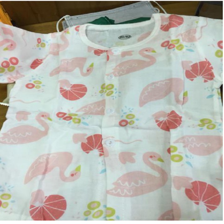Quần áo trẻ em ⚡️ 𝗙𝗥𝗘𝗘𝗦𝗛𝗜𝗣 ⚡️ Bộ xô Aden Anais mùa hè cho bé vải sợi bông tự nhiên cho bé từ 5-23 kg 5.0