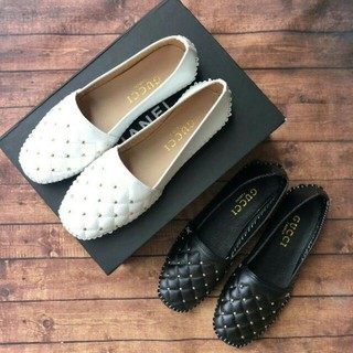 [HÀNG LOẠI 1] Giày Lười Bệt Nữ Da Đế Mềm Dẻo - Cực Sang Chảnh [ẢNH THẬT]