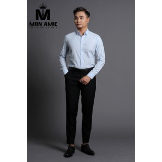 Áo Sơ Mi Nam Mon Amie Công Sở Thời Trang Loại Trơn
