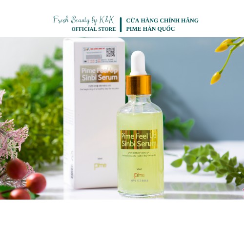 Tinh chất dưỡng trắng serum mờ thâm nám, tàn nhang, dưỡng căng bóng làm đều màu da, chống lão hóa Pime Sinbi Serum 50ml