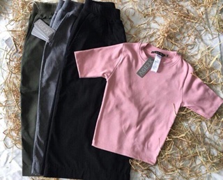 Áo croptop nữ tay lỡ