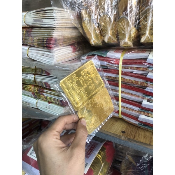 Túi Vàng Miếng 9999 Giấy Vàng Mã