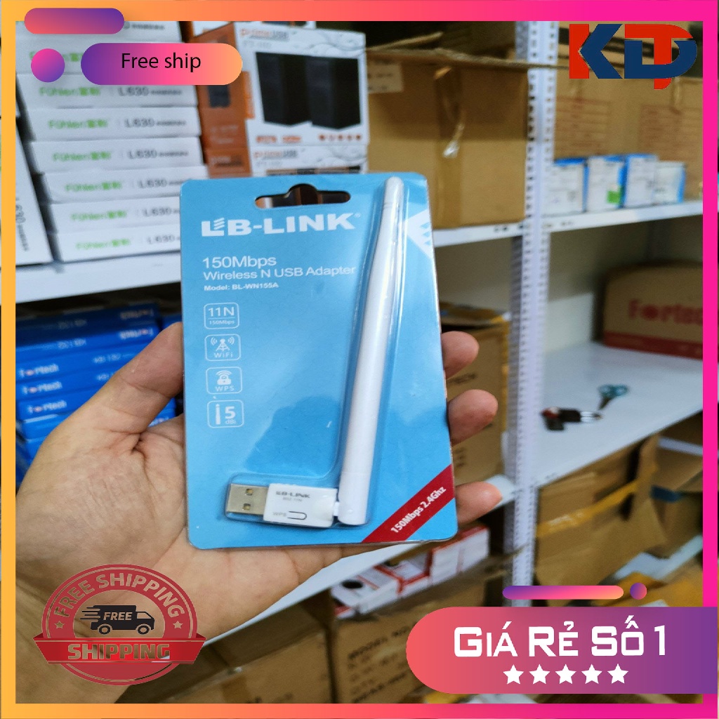 Bộ thu Wifi LB-Link BL- WN155A – 150Mbps bảo hành 2 năm