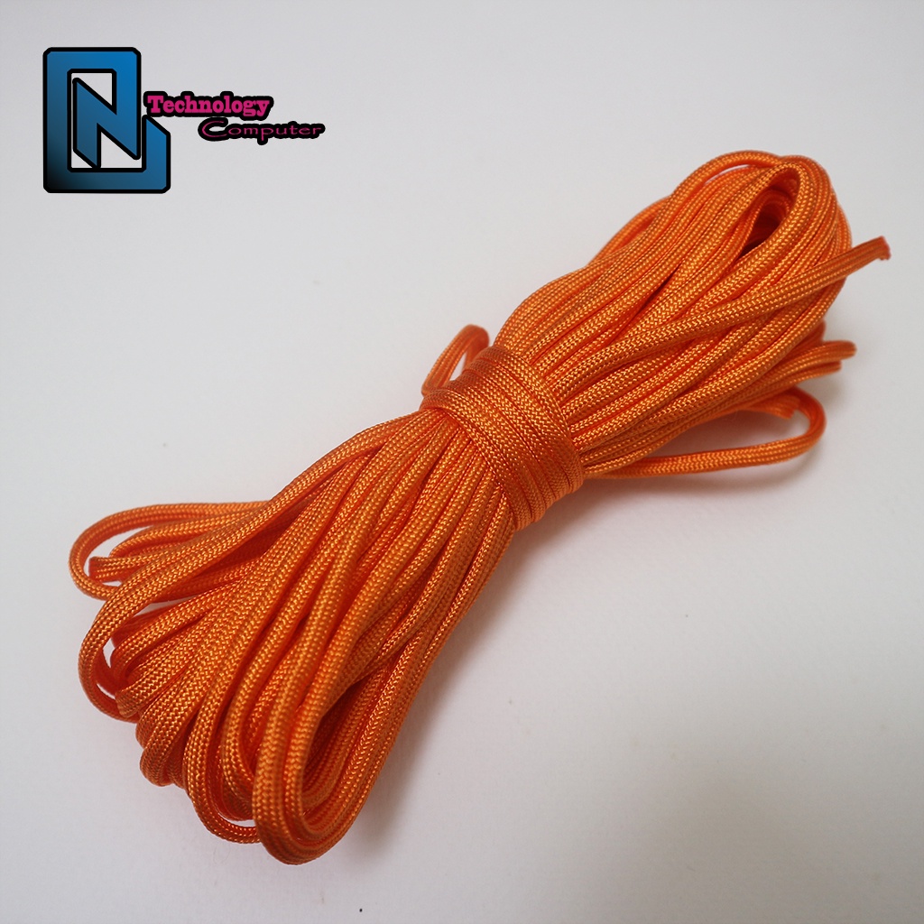 Dây Dù Paracord 7 Lõi 4mm Tròn 5 Mét Dùng Để Bọc Cáp USB Cáp Truyền Dữ Liệu Các Đồ Thủ Công Handmade