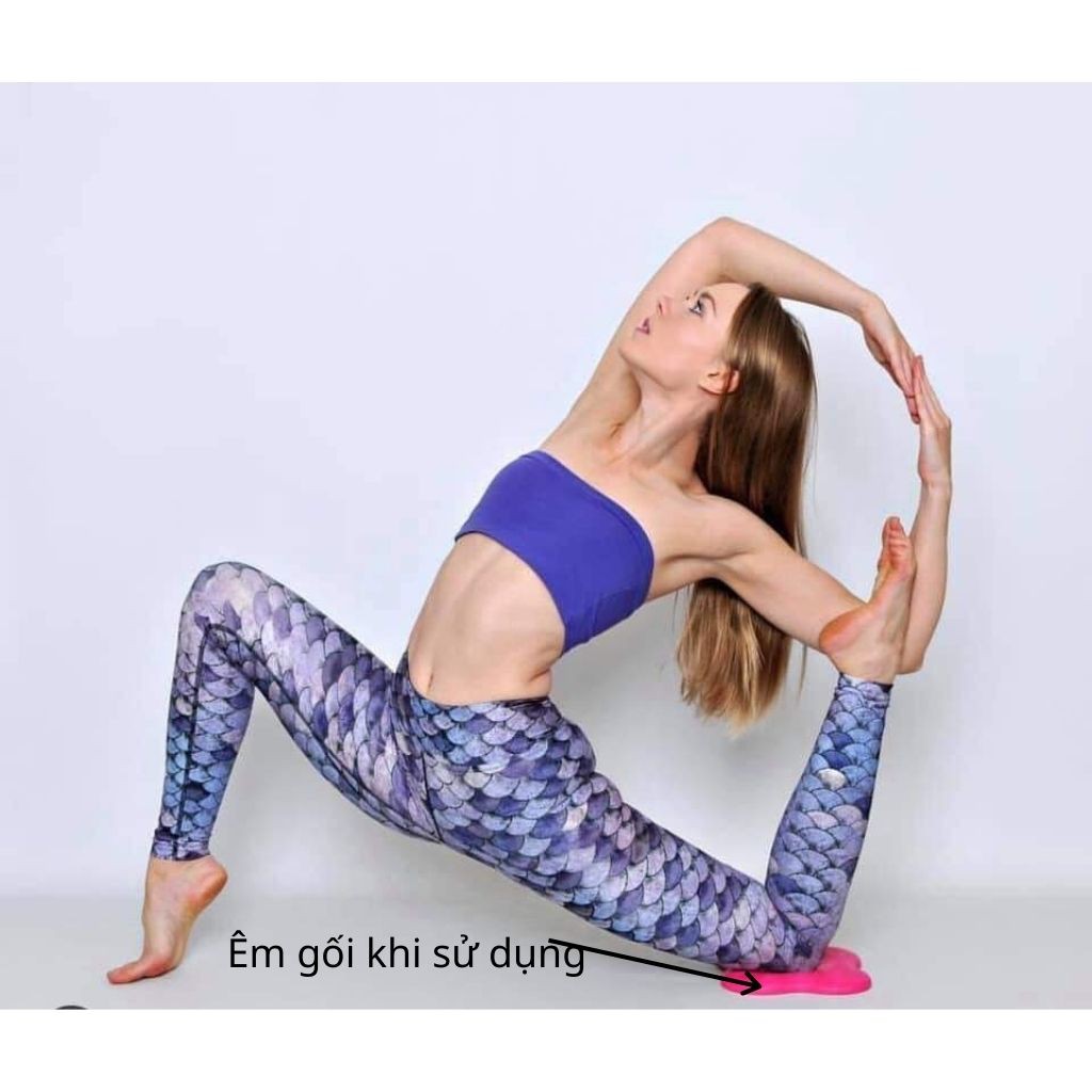 Đệm Lót Gối Yoga Cao Cấp Loại 1 (Pad Đệm), Không Đau Gối Khi Luyện Tập, 1 Cặp (2 Cái) S1DEMLOT