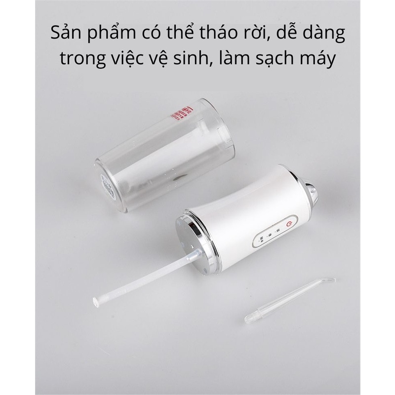 Máy tăm nước thế hệ mới 2021[Sả Kho 3 Ngày]dụng cụ xịt vệ sinh răng miệng gia đình cầm tay, làm sạch răng miệng - Baihee
