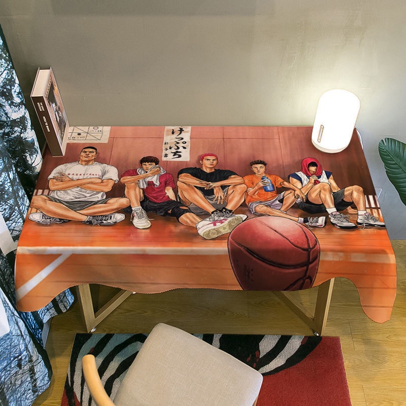 Khăn trải bàn chống bụi họa tiết hoạt hình Slam Dunk