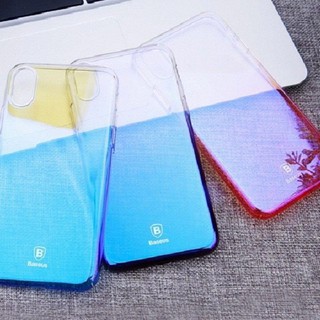 Ốp lưng iPhone X cứng loang màu hiệu Baseus