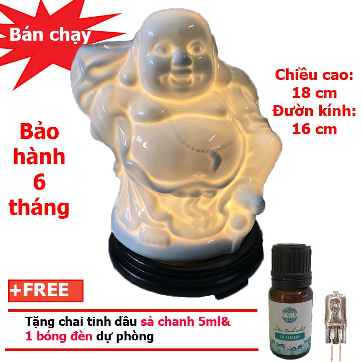 Đèn xông tinh dầu-phật di lạc