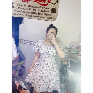 ĐẦM HOA NHÍ HỞ LƯNG BIGSIZE