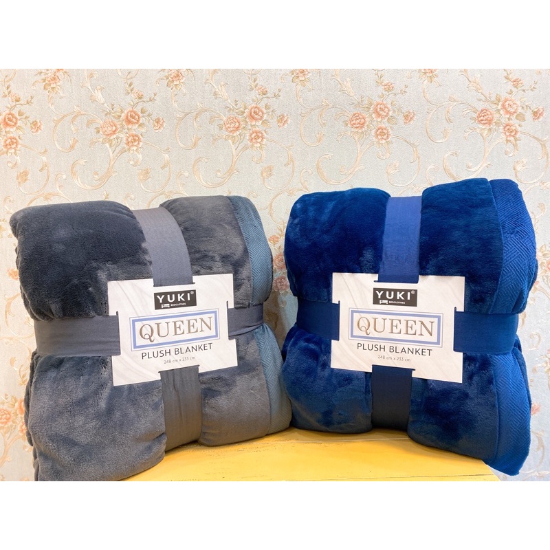 Kho sỉ Chăn lông cừu YUKI QUEEN 3.7kg siêu mềm mịn 2 lớp