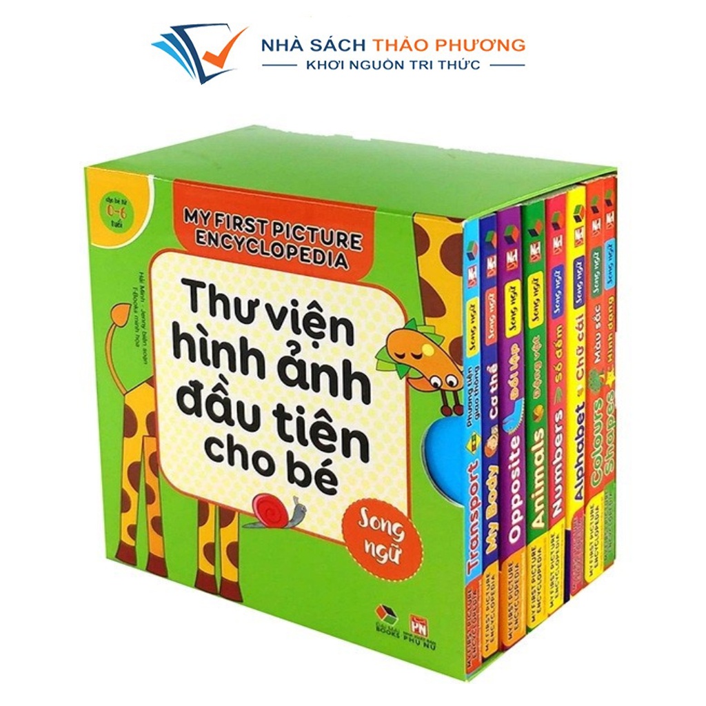 Sách - Thư viện hình ảnh song ngữ đầu tiên cho bé từ 0-6 tuổi (bộ 8 cuốn)