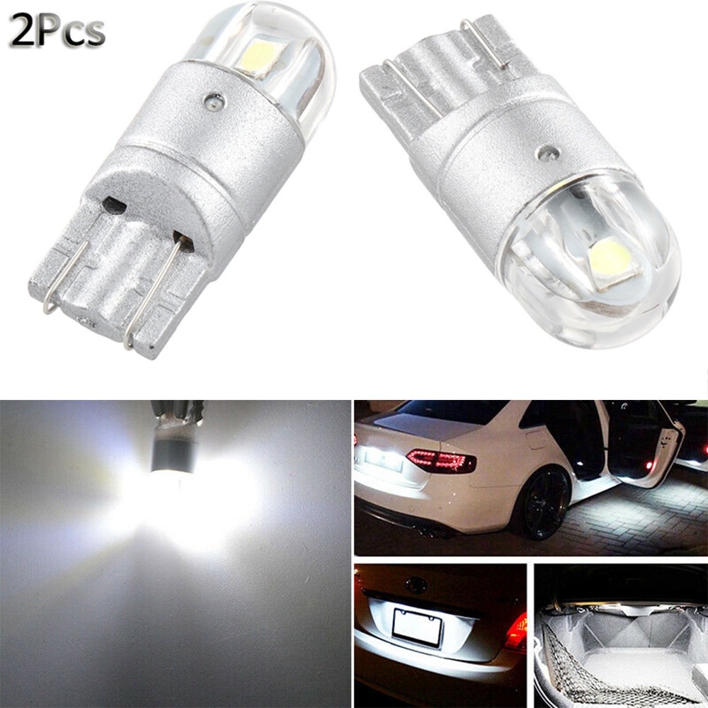 Set 2 Đèn Led Chiếu Sáng Biển Số Xe Hơi 3030 2smd W5W