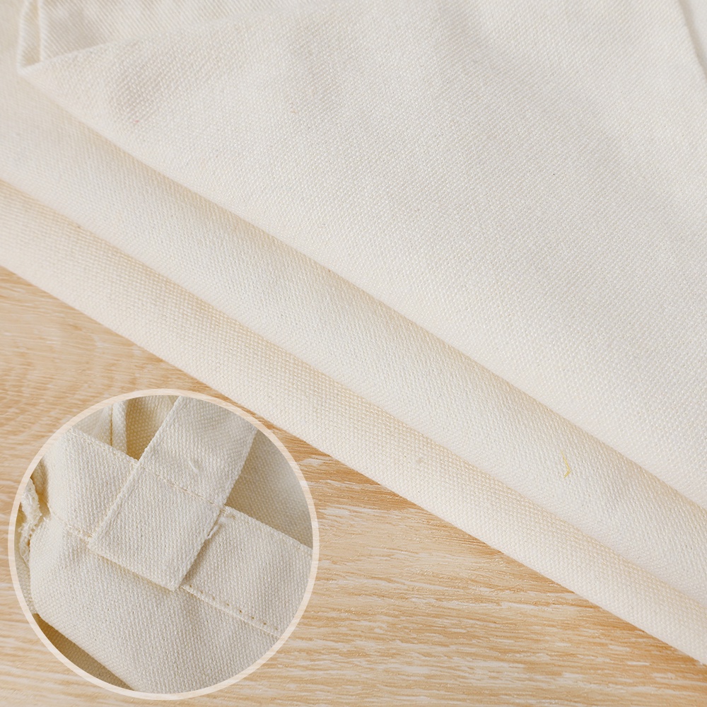 Túi Tote Vải Canvas Màu Trơn Gập Lại Được Thân Thiện Với Môi Trường Chất Lượng Cao DIY