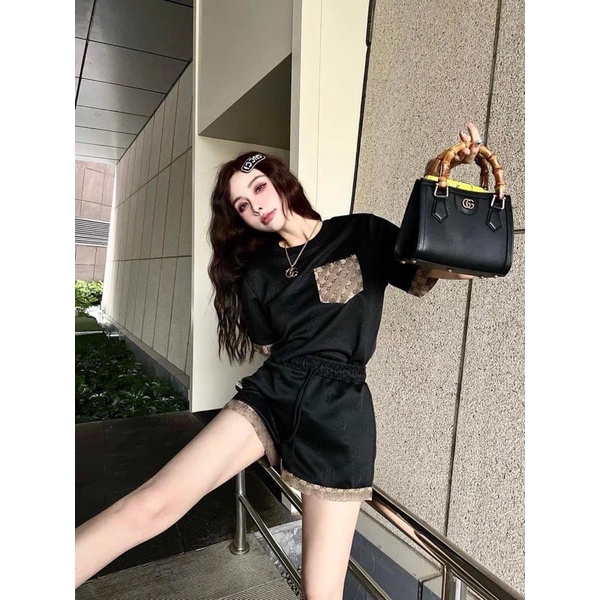 SET BỘ ĐÙI GUCCI XINH HOT NEWW, ĐỒ BỘ XINH MẶT NHÀ ĐẸP HANGG HOTENN