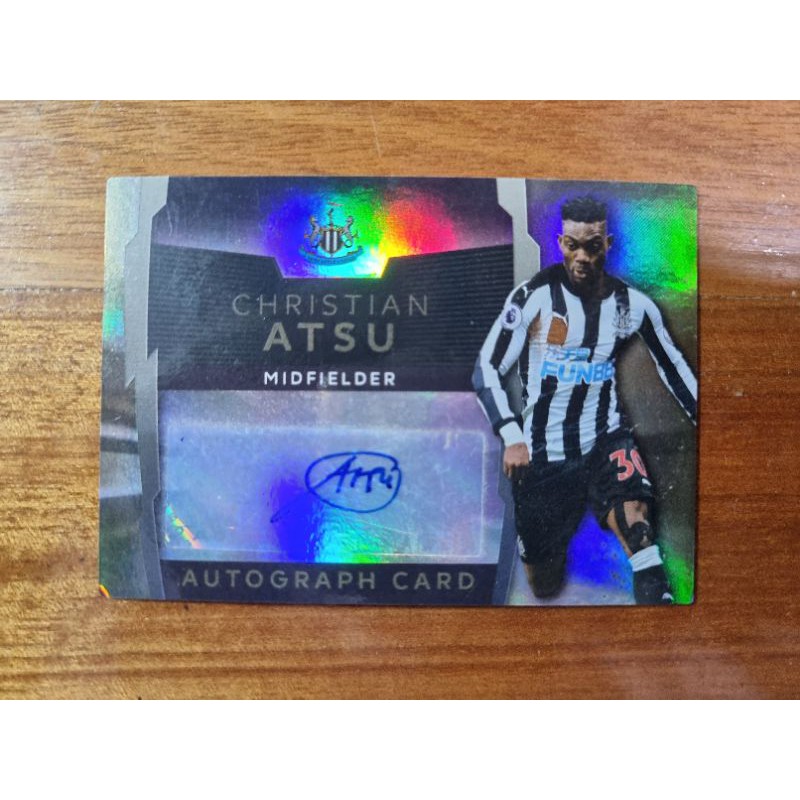 Thẻ chữ ký cầu thủ Christian Atsu