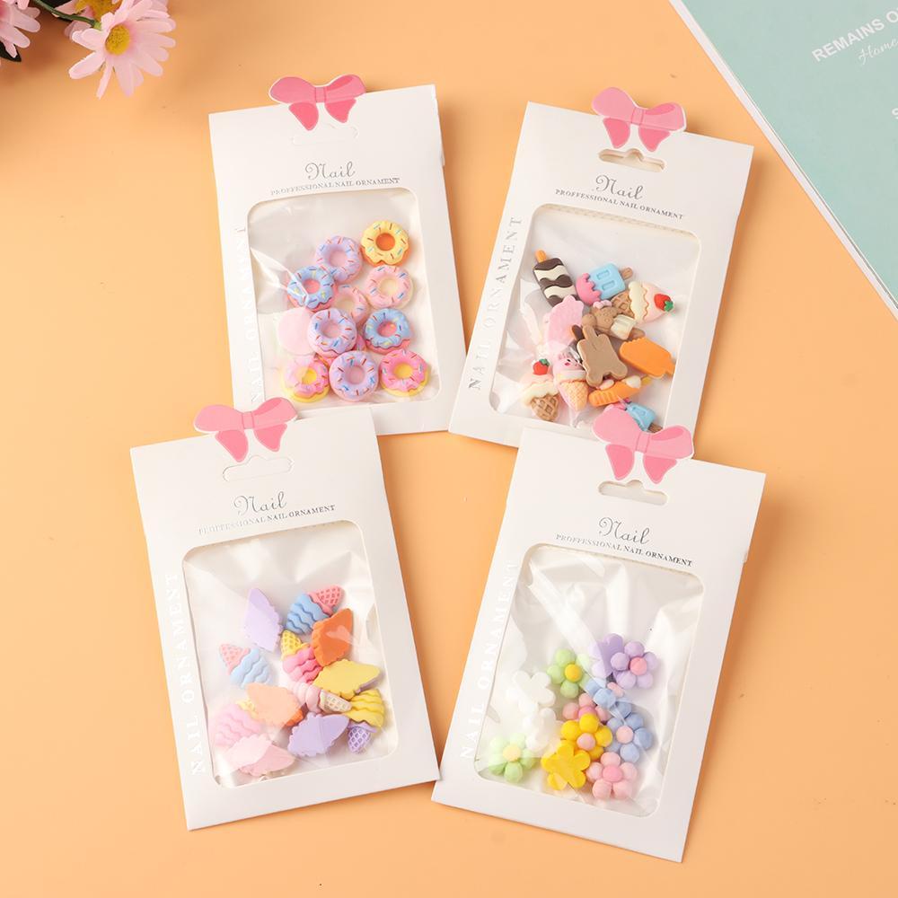 Túi 12 Phụ Kiện Hoạt Hình Trang Trí Móng Tay Xinh Xắn