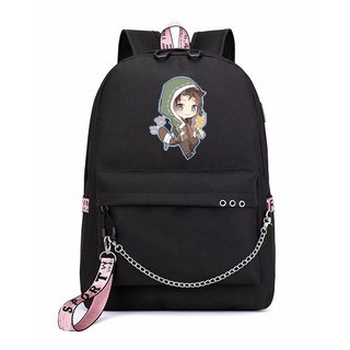 Balo thông minh đi chơi đi học tiện dụng in hình anime chibi HIKARU NO GO CHÚ THUẬT HỒI CHIẾN AMONG US