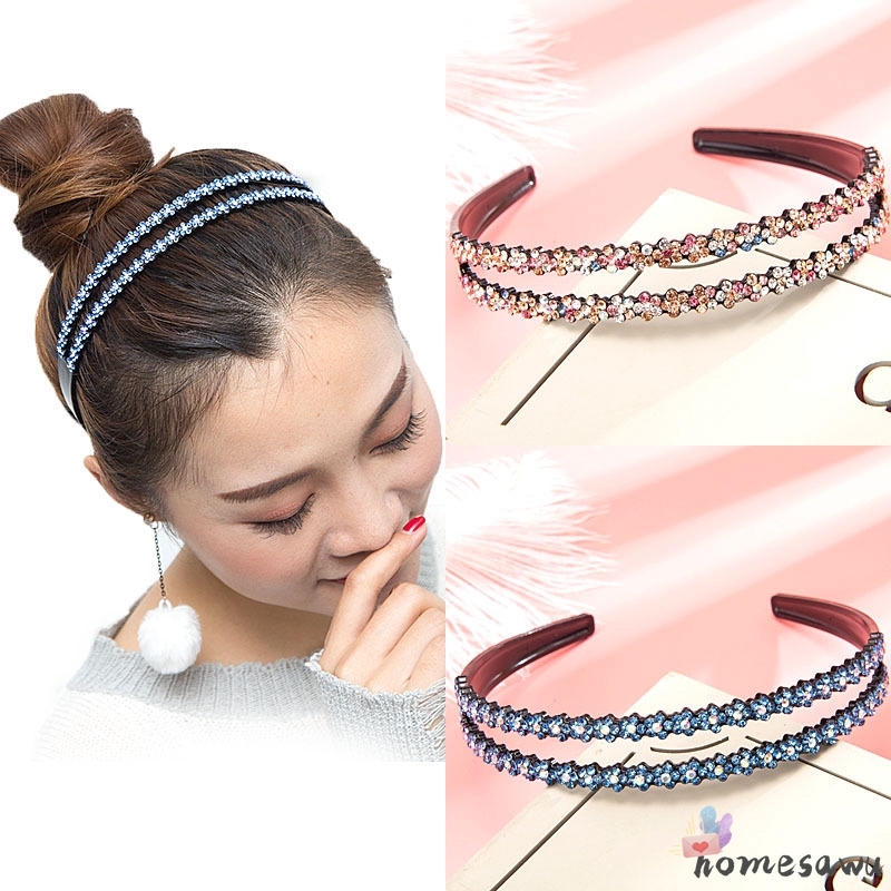 (Hàng Mới Về) 1 Băng Đô Đính Đá Thời Trang Nữ Tính