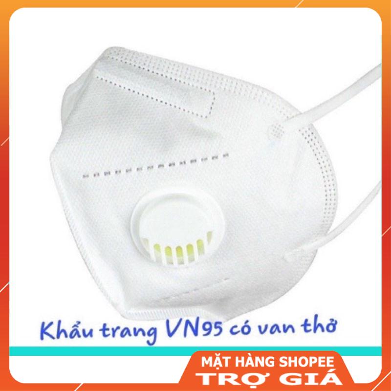 Khẩu trang N95 HM95 có van thở 5 lớp chống bụi mịn